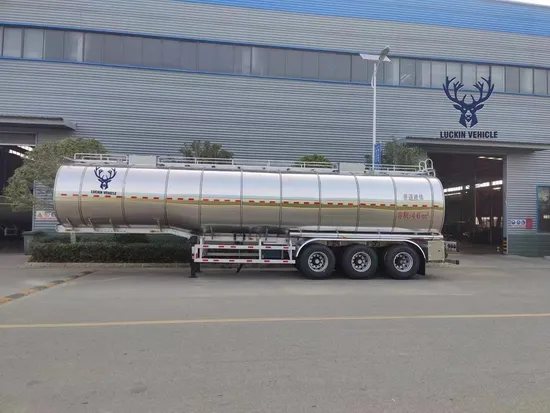 Remorque complète de pétrolier de 20000 litres avec barre de traction