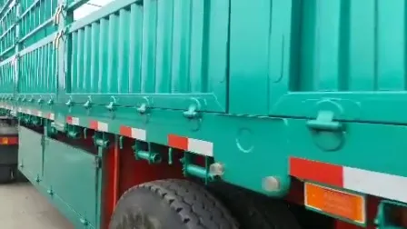 Paroi latérale robuste à 2/3 essieux/panneau latéral/côté abaissable/clôture/semi-remorque de camion de fret utilitaire avec serrure de conteneur