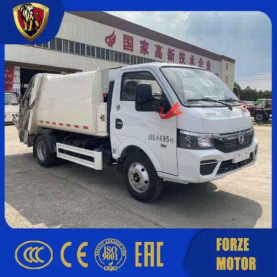 HOWO Isuzu Dongfeng JAC camion de recyclage des déchets 5 tonnes 8 m3 8 mètres cubes véhicule de collecte des déchets d'assainissement municipal