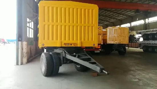 Semi-remorque de clôture à 3 essieux, barrière de chargement, remorque complète avec barre de traction
