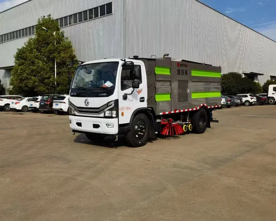 Chinois 190HP 230HP Euro 2 Euro 3 Euro 4 Euro 5 Réservoir d'eau propre 9 Cbm Réservoir d'eaux usées 7 Cbm Camion de lavage de route haute pression Camion balayeuse de route